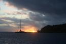 Huahine Avae Sunset: Just love sunsets, this was a lovely one in Avae